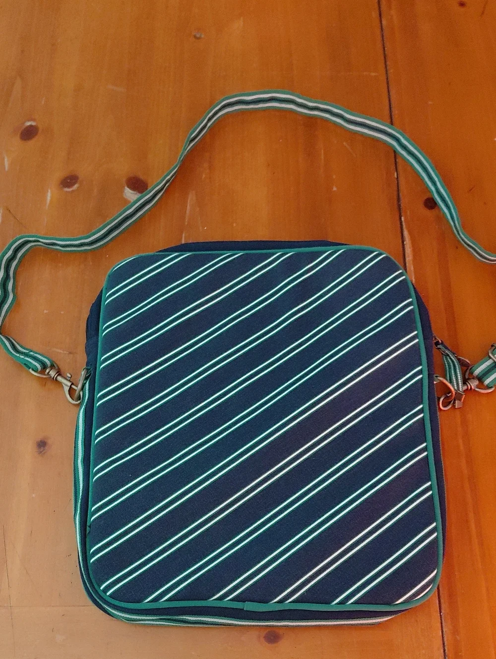 Vtg Y2K American Eagle  Striped Laptop Bag